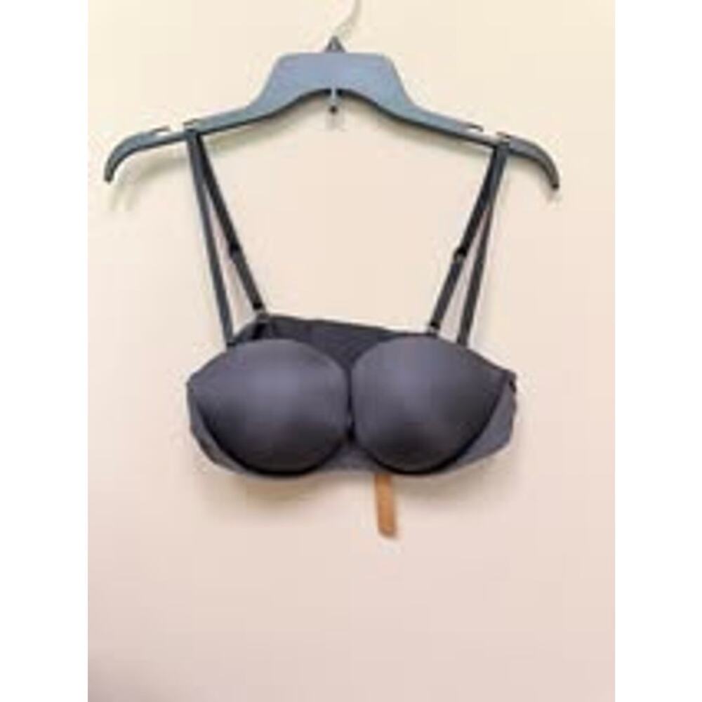 SKIMS ULTIMATE Strapless Push-Up Bra - Onyx Size 36B NWT #1695